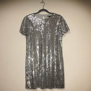 Sequined Mini-Dress